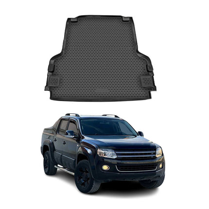 Kofferraummatte Kofferraumwanne für VW Amarok 2010-2021 Doppelkabinen Gummi TPE