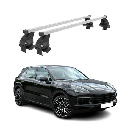 Menabo Dachträger Grundtäger für Porsche Cayenne 2019-2026 50kg Stahl Silber 2x