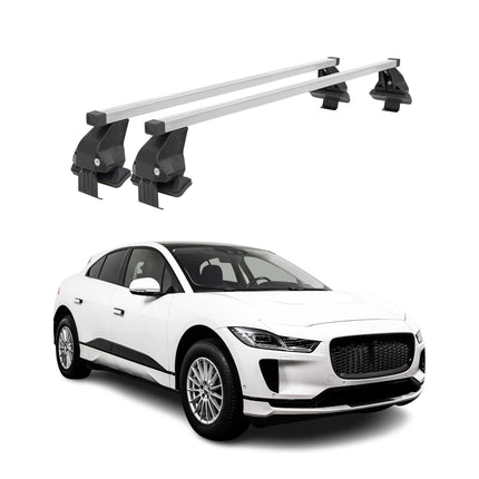 Menabo Dachträger Grundtäger für Jaguar I-Pace 2018-2024 50kg Stahl Silber 2 tlg