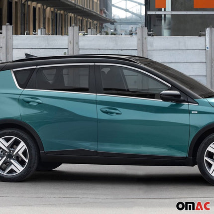 Fensterleisten Zierleisten für Hyundai Bayon 2021-2026 Edelstahl Chrom 14tlg
