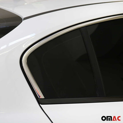 Fensterleisten Zierleisten für Fiat Tipo 2015-2026 Limo Schrägheck Chrom 4tlg