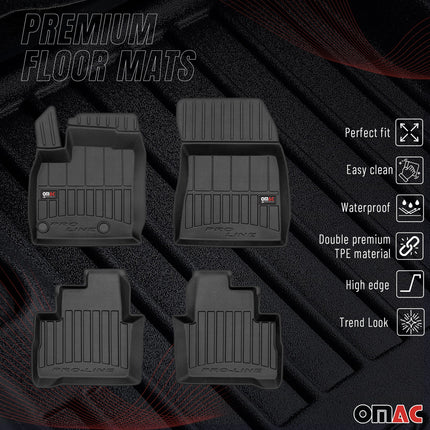 OMAC Gummi Fußmatten für Nissan Qashqai 2021-2026 Premium TPE Automatten 4tlg