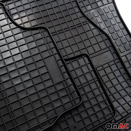 OMAC Gummi Fußmatten für Kia Stonic 2017-2026 Automatten Gummi TPE Schwarz 4tlg