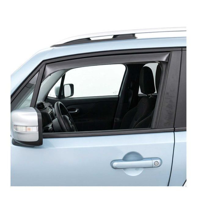 Windabweiser Regenabweiser für Jeep Renegade 2014-2024 Dunkel Acryl 2tlg
