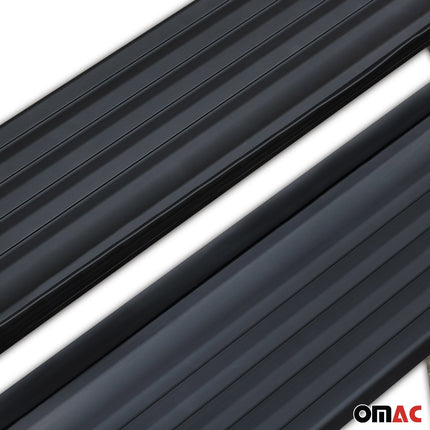 Seitenschweller Trittbretter Schweller für Citroen Jumper 2006-26 L2 Alu Schwarz