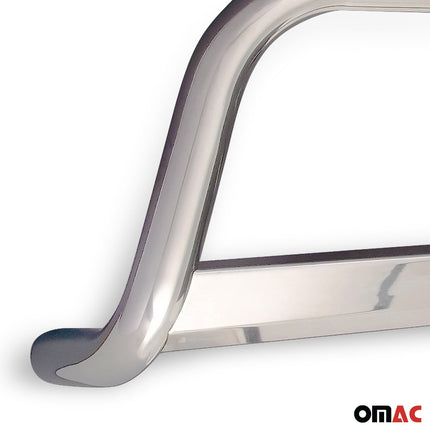 Frontbügel Frontschutzbügel für Nissan NV300 2016-2021 ø63mm Stahl Silber Schutz