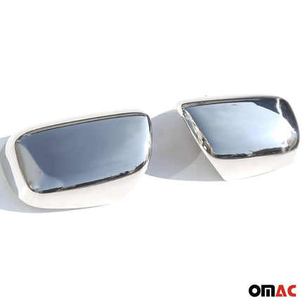 Spiegelkappen Spiegelabdeckung für Toyota Hilux VII 2005-11 Edelstahl Chrom 2tlg