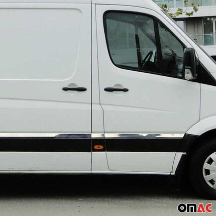 Seitentürleiste für Mercedes Sprinter W906 2006-2018 L3 Mitte Radstand Chrom 10x