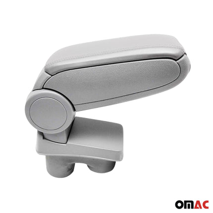 Mittelarmlehne Armlehne Mittelkonsole für Peugeot 301 2012-2021 PU-Leder Grau