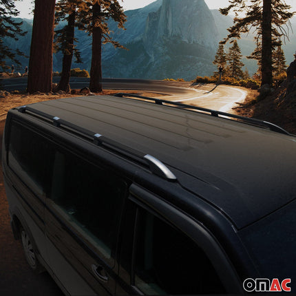 Dachreling Relingträger für Citroen Jumper 2006-2026 L3 H2 Alu Schwarz 2 tlg