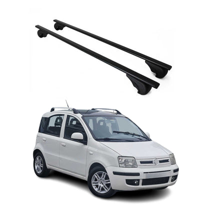 Dachträger für Fiat Panda 2012-2026 AirCross & Cross & Trussardi Modelle Schwarz