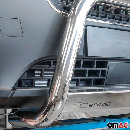 Frontbügel Frontschutzbügel für Nissan NV300 2016-2021 ø63mm Stahl Silber Schutz