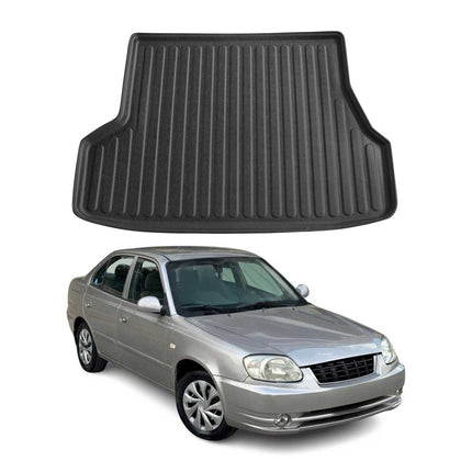 Kofferraumwanne Laderaumwanne für Hyundai Accent Era 2005-2011 Stufenheck Gummi