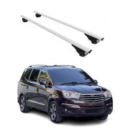 Dachträger Grundtäger für SsangYong Rodius 2004-2019 75kg Metall Silber 2 tlg