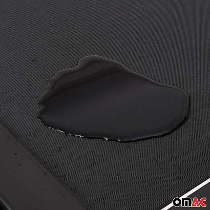 Laderaumabdeckung Schiebedeckel für VW Amarok 2010-2016 Aluminium Schwarz 1tlg