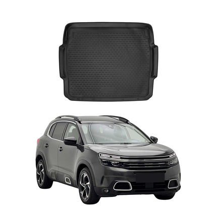 Kofferraummatte Kofferraumwanne für Citroen C5 Aircross 2018-2025 Gummi TPE