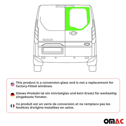 Heckflügeltür für Ford Transit Custom 2013-2024 Rechts L1 L2 Hinten Auto Schwarz