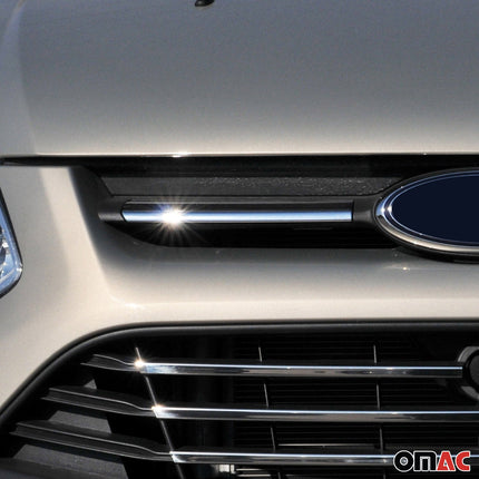 Kühlergrill Grillleisten für Ford Transit Tourneo Custom 2013-2018 Chrom 2x