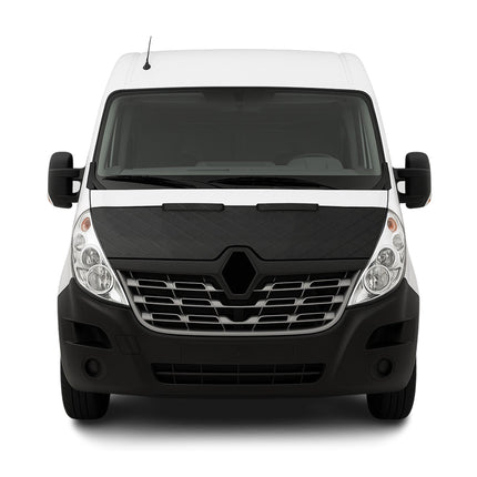 Schwarz Haubenbra Steinschlagschutz für Renault Master 2010-2014 Halb