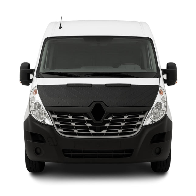 Schwarz Haubenbra Steinschlagschutz für Renault Master 2010-2014 Halb