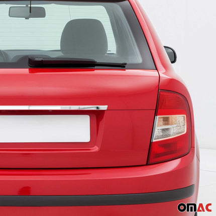 Kofferraumleiste Heckklappe Leisten für Skoda Fabia 2000-2007 Edelstahl Chrom