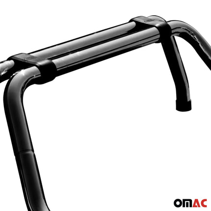 Überrollbügel Rollbar Gefärbten Stahl für Toyota Hilux 2005-2026 Schwarz Ø76mm