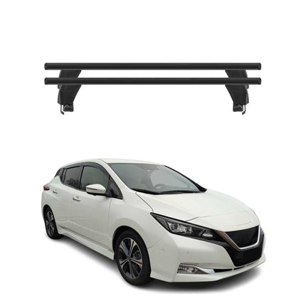 Menabo Dachträger Grundtäger für Nissan Leaf 2018-2025 50kg Alu Schwarz 2 tlg