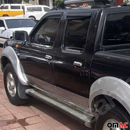Fensterleisten Zierleisten für Nissan Navara D22 1998-2004 4 trg Edelstahl 4tlg