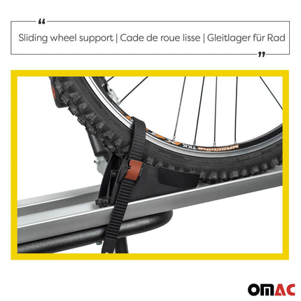 Menabo Fahrradträger 3 Fahrräder für Dacia Duster I II 2010-2026 Schwarz Silber