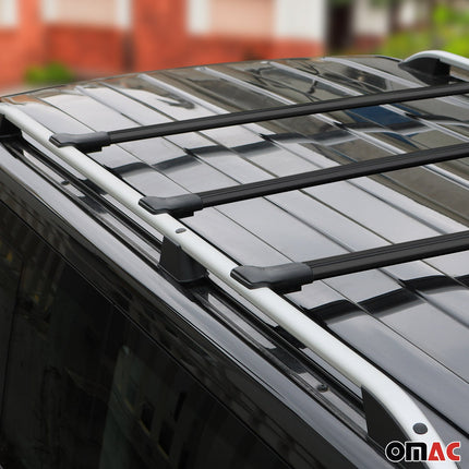 Dachträger Grundtäger für Opel Vivaro B 2014-2019 75kg Aluminium Schwarz 3 tlg