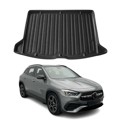 Kofferraumwanne Laderaumwanne für Mercedes GLA H247 2020-2026 Gummi TPE Schwarz