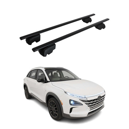 Dachträger Gepäckträger für Hyundai Nexo 2019-2026 Grundträger ABE Schwarz