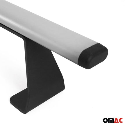Dachträger Grundtäger für Nissan Primastar 2001-2014 75kg Stahl Silber 2 tlg