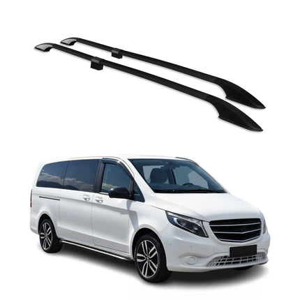 Dachreling für Mercedes Vito W447 2014-2026 Aluminium Schwarz L3 Extra Langer