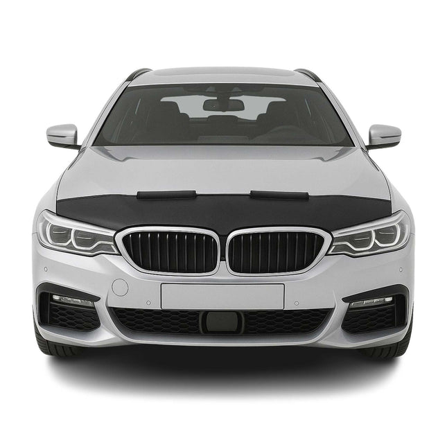 Haubenbra Steinschlagschutz für BMW 5er G30 G31 2017-2020 Pre-FL Schwarz Halb