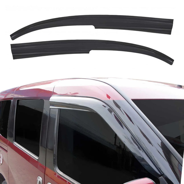 2x Windabweiser Regenabweiser für Mercedes Citan 2012-2021 Acryl Dunkel