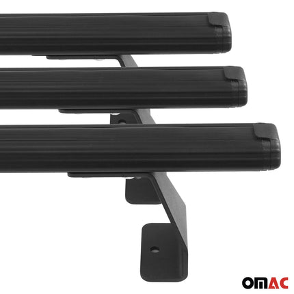 Dachträger Grundtäger für Mercedes Vito W639 2003-2014 75kg Alu Schwarz 3 tlg