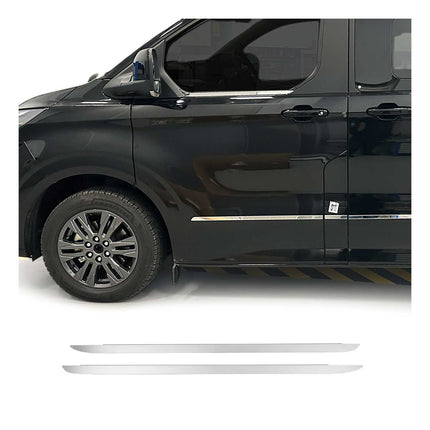 Fensterleisten Zierleisten für Ford Transit Tourneo Custom 2023-26 Edelstahl 2x