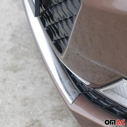 Kühlergrill Leisten Grillleisten für Hyundai i20 2014-2020 Edelstahl Chrom 1tlg