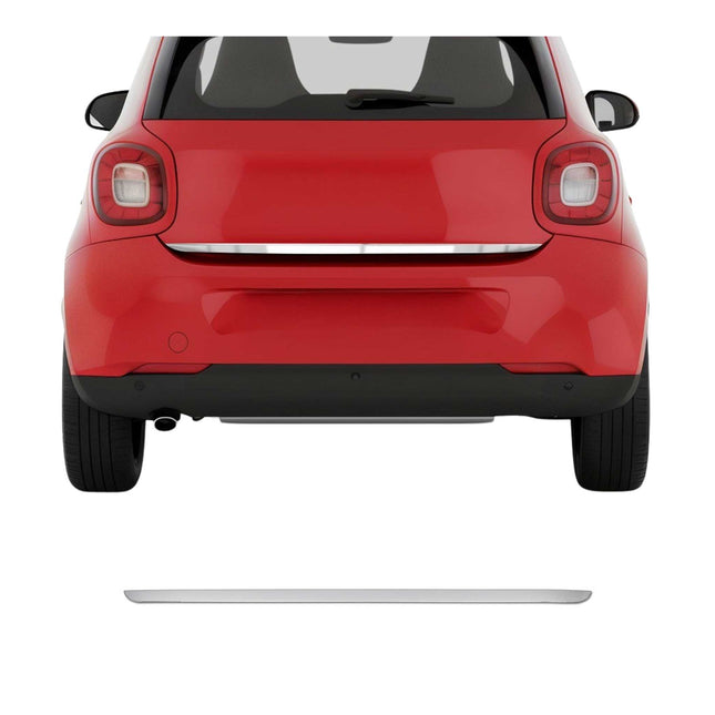 Kofferraumleiste Heckleiste für Smart Forfour 453 2014-2020 Edelstahl Chrom