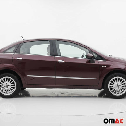 Seitentürleiste Türleisten Türschutzleiste für Fiat Linea 2007-2018 Edelstahl 4x