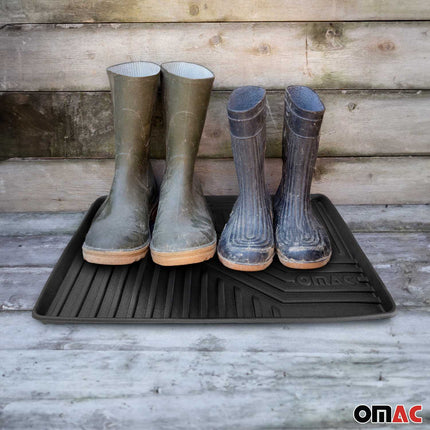OMAC Schmutzfangmatte Sauberlaufmatte Türmatte Napfunterlage 43x33cm Unterlage