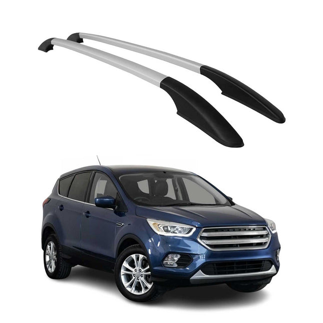 Dachreling Dachgepäckträger Relingträger für Ford Kuga II 2012-19 Alu Silber 2x