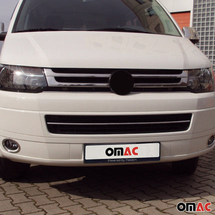 Kühlergrill Grillleisten für VW Multivan T5 2009-2015 Edelstahl Satz Chrom 4x