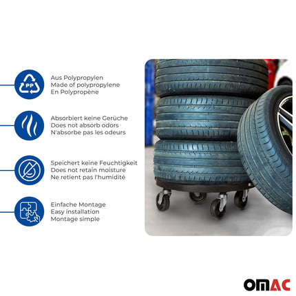 Pflanzenroller Rollbrett Transportroller Möbelroller 275 kg Reifenträger Ø400