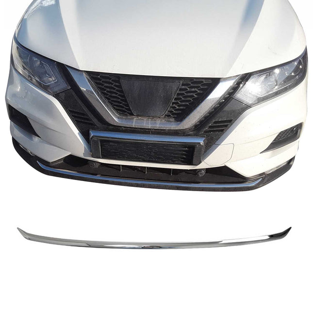 Kühlergrill Leisten Grillleisten für Nissan Qashqai J11 2017-21 Edelstahl Chrom