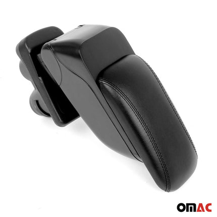 Mittelarmlehne Armlehne für VW Caddy 2003-2020 Touran 2003-2015 PU-Leder Schwarz