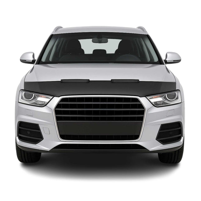 Haubenbra Steinschlagschutz Bonnet Bra für Audi Q3 8U 2011-2018 Schwarz Halb