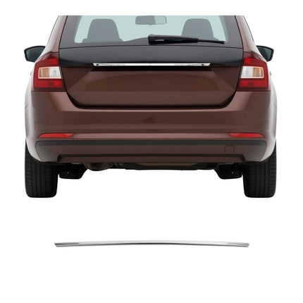 Kofferraumleiste Heckleiste für Skoda Rapid Spaceback 2013-2019 Edelstahl Chrom