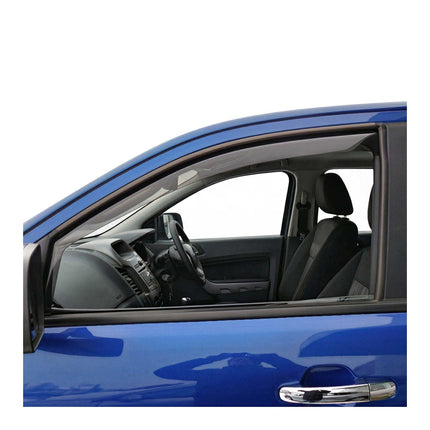 Windabweiser Regenabweiser für Ford Ranger 2006-2012 Dunkel Acryl 2tlg
